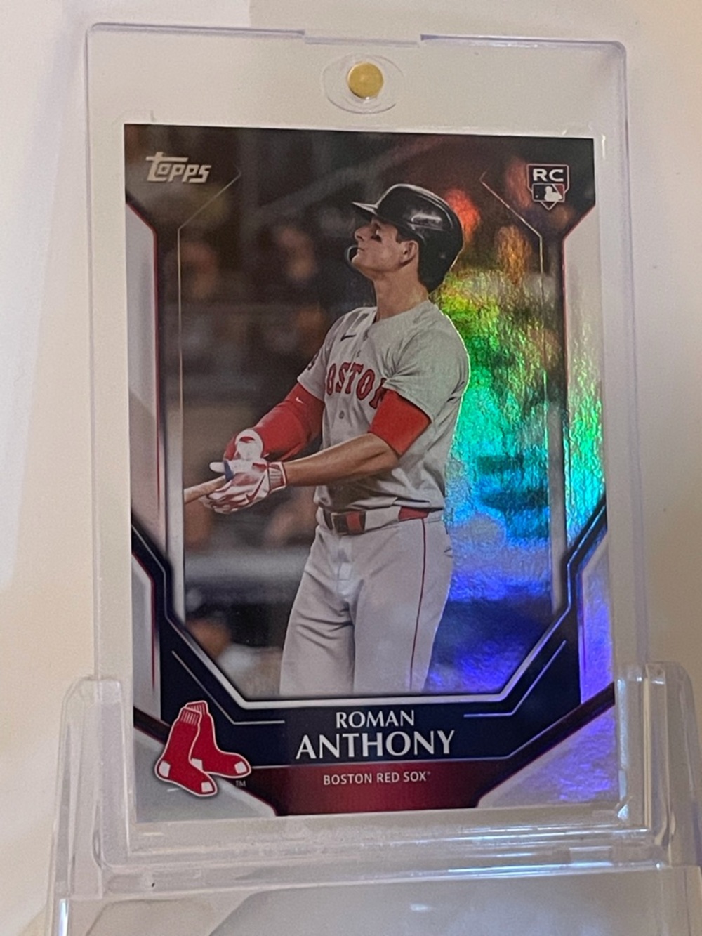 ROMAN ANTHONY 2025-26 TOPPS BASEBALL-Rookie Card Topps Exclusive Holo